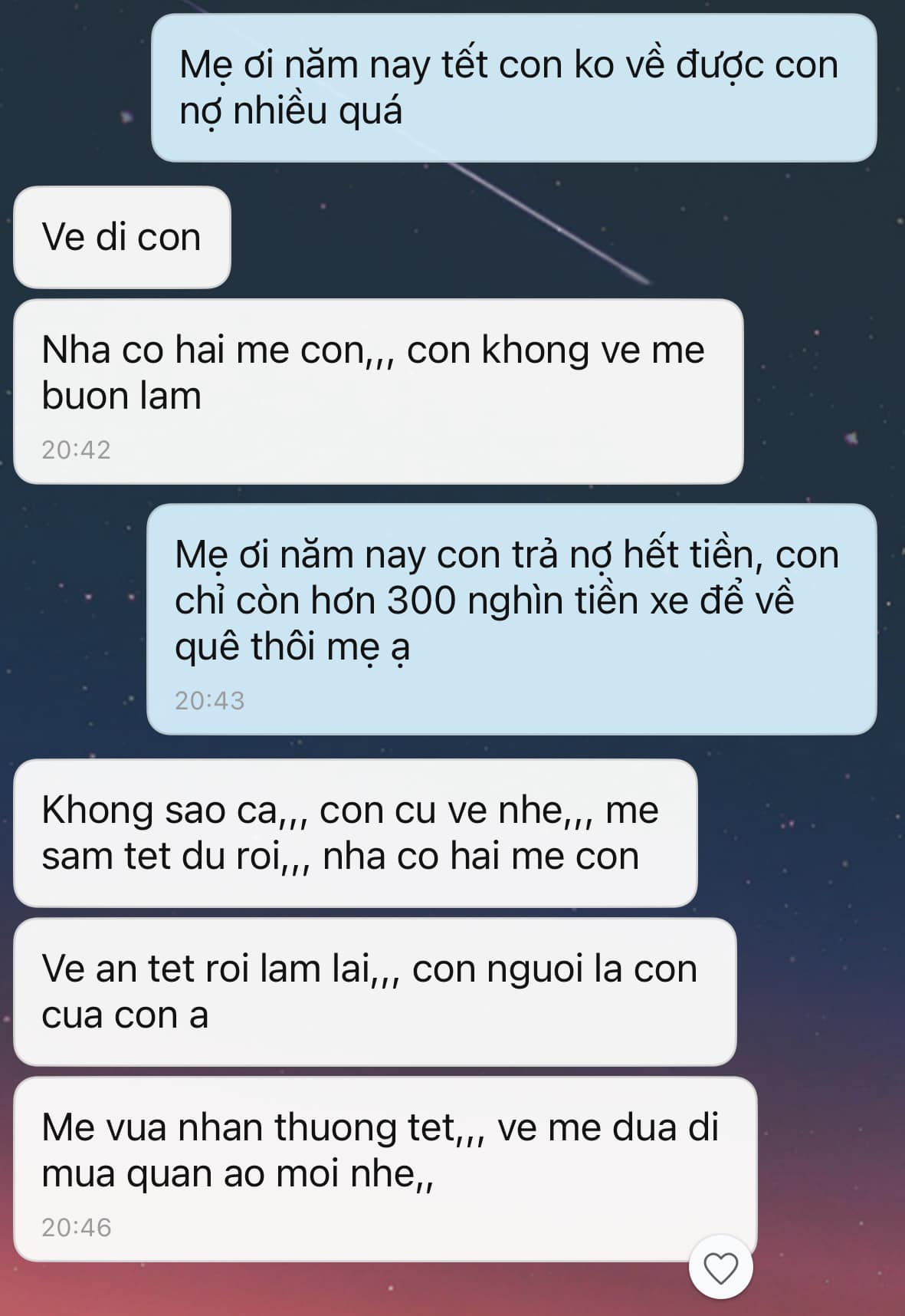 Vỡ nợ ngay trước Tết, bức ảnh chụp màn hình của cô gái 29 tuổi khiến hàng ngàn người rưng rưng: “Về đi con…”- Ảnh 1.