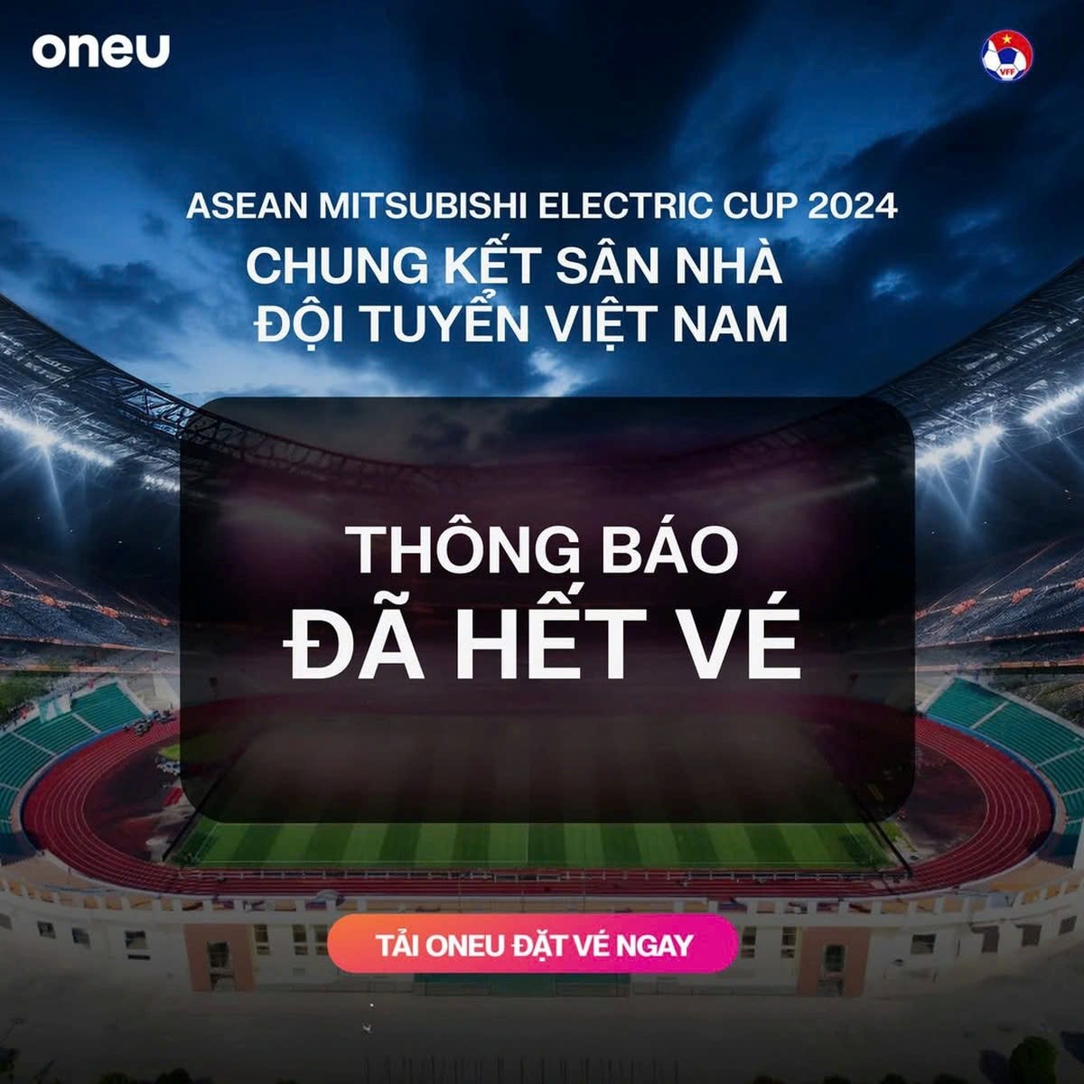 47.000 vé chung kết lượt về Thái Lan - Việt Nam hết sạch sau 2 tiếng mở bán online: Vé lượt đi tại sân nhà Việt Nam bán hết trong bao nhiêu tiếng?- Ảnh 1.