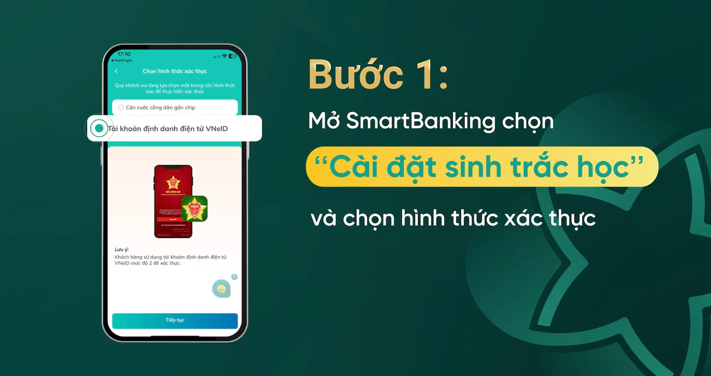 Cách xác thực sinh trắc học ngân hàng bằng ứng dụng VNeID mới nhất- Ảnh 1.