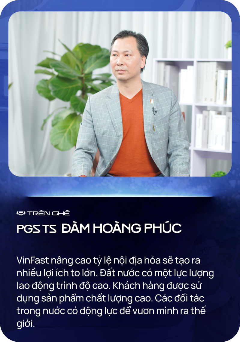 PGS.TS Đàm Hoàng Phúc thăm nhà máy VinFast: ‘Phân biệt xe sản xuất nhà máy số hay vặn bằng tay, nhìn bu-lông là biết’- Ảnh 9.