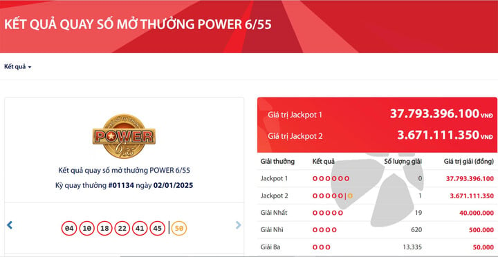 Một khách hàng trúng giải Jackpot 2 gần 3,7 tỷ đồng- Ảnh 1.