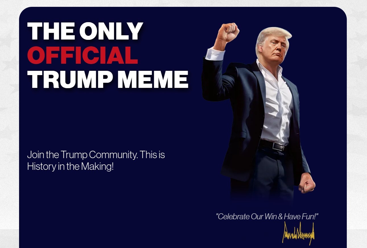 Meme coin mới của ông Trump đạt tỷ USD sau chưa đầy một ngày- Ảnh 1.