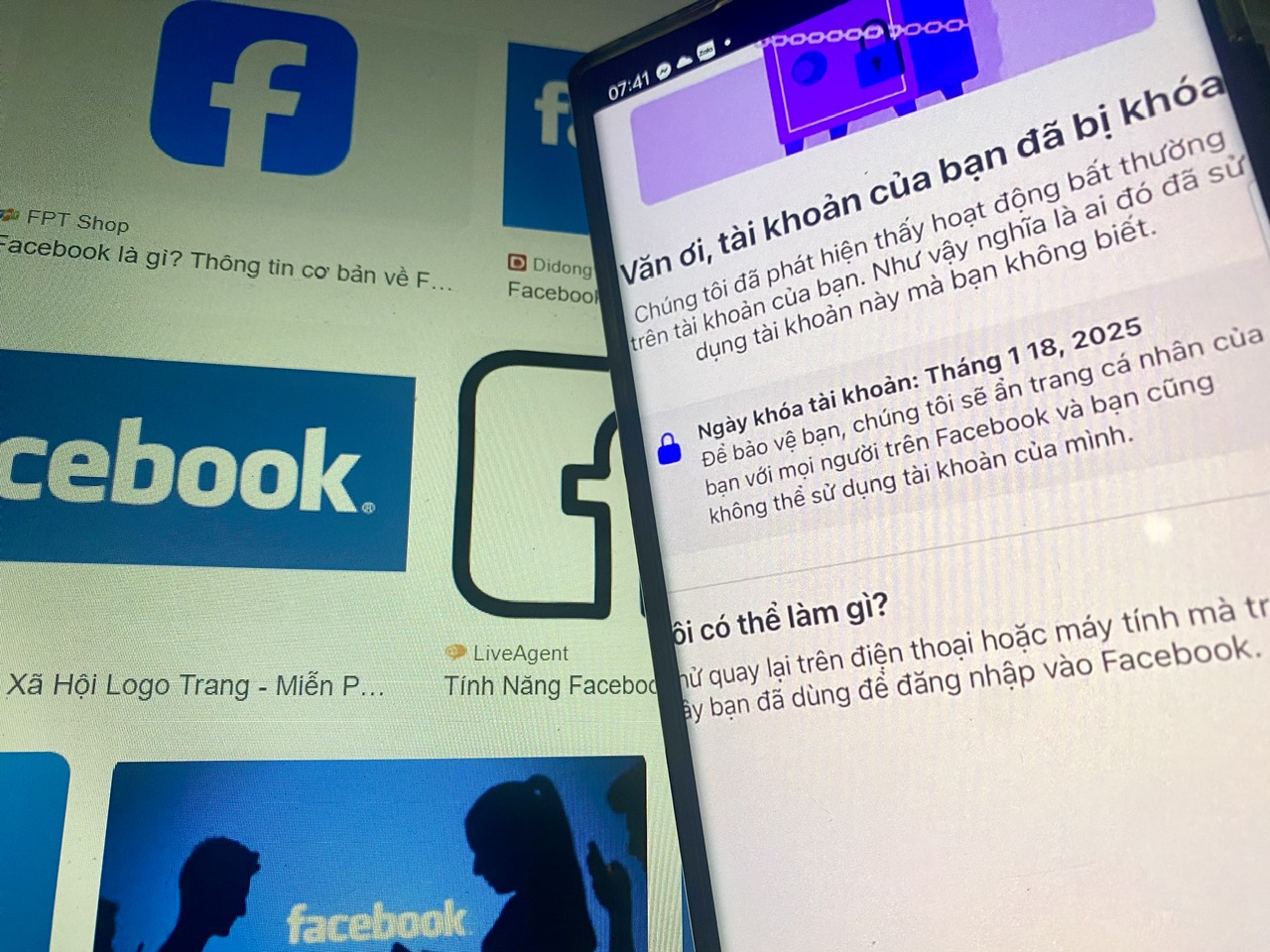 "Kêu trời" vì bị khóa tài khoản Facebook- Ảnh 1.