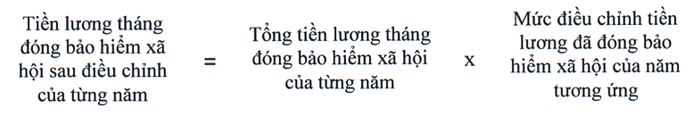 Mức điều chỉnh tiền lương tháng đóng BHXH làm căn cứ tính lương hưu từ 2025- Ảnh 1.