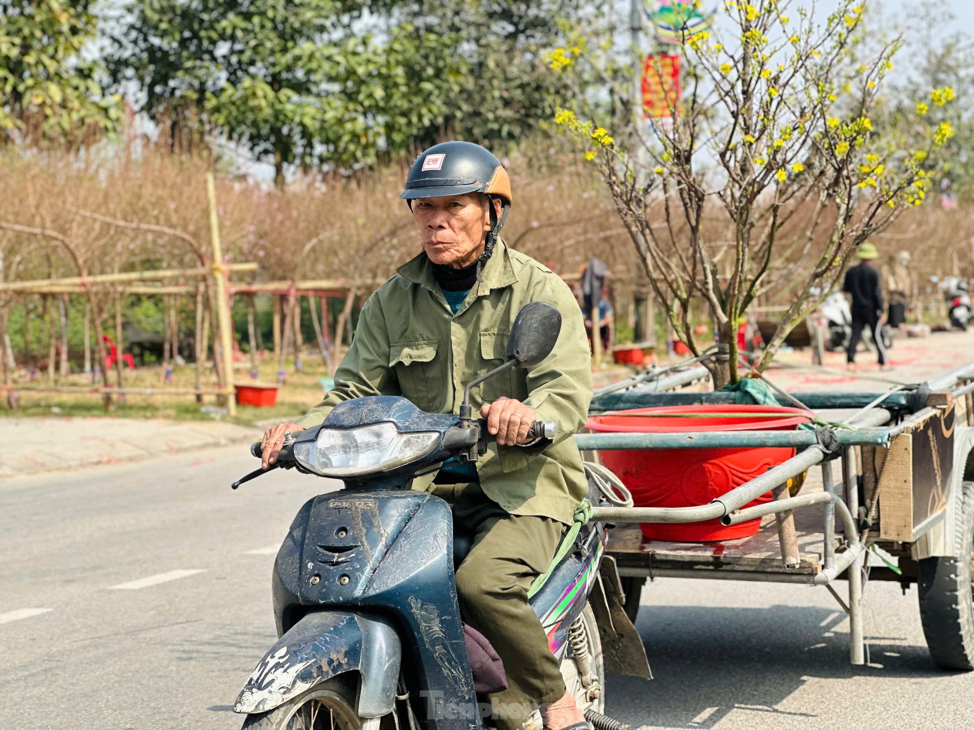 Nghề 'chở Tết' đến mọi nhà kiếm tiền triệu mỗi ngày- Ảnh 1. Nghề 'chở Tết' đến mọi nhà kiếm tiền triệu mỗi ngày- Ảnh 1.