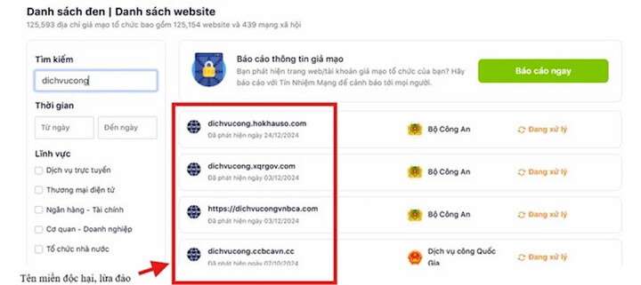 Bộ Công an hướng dẫn người dân tra cứu website lừa đảo qua ứng dụng VNeID- Ảnh 1.