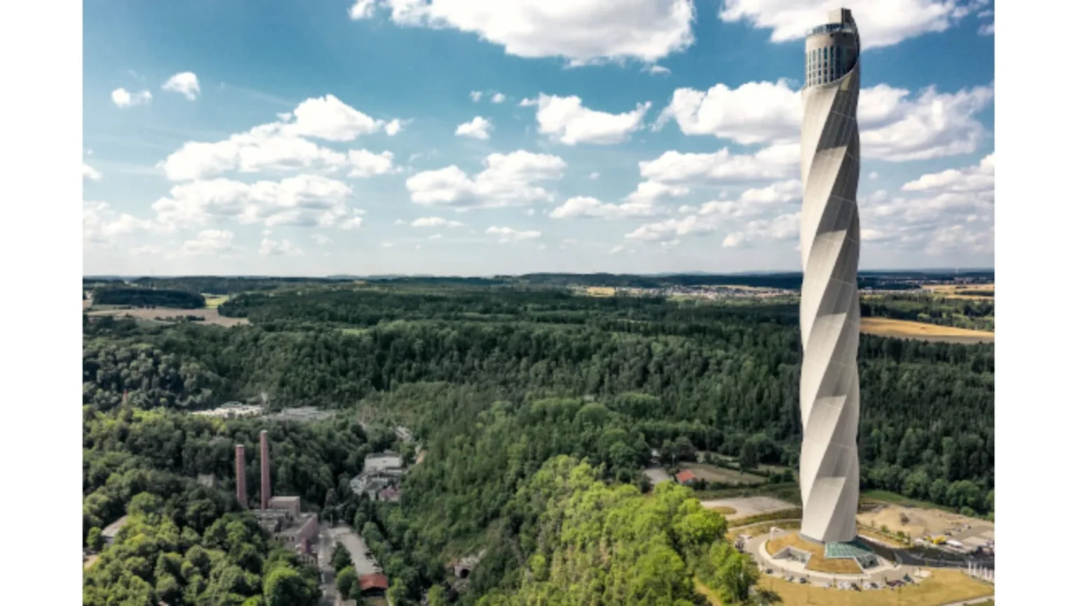 New elevator technologies are tested and certified in the tower. Source: TK Elevator