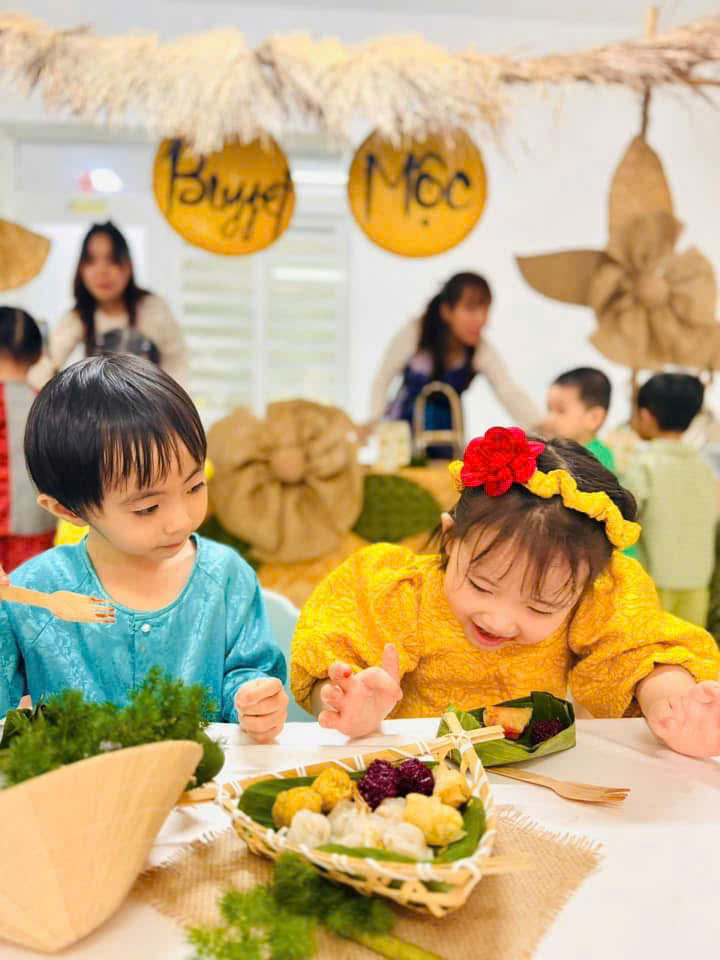 Một trường mầm non công lập có hoạt động tổng kết năm 