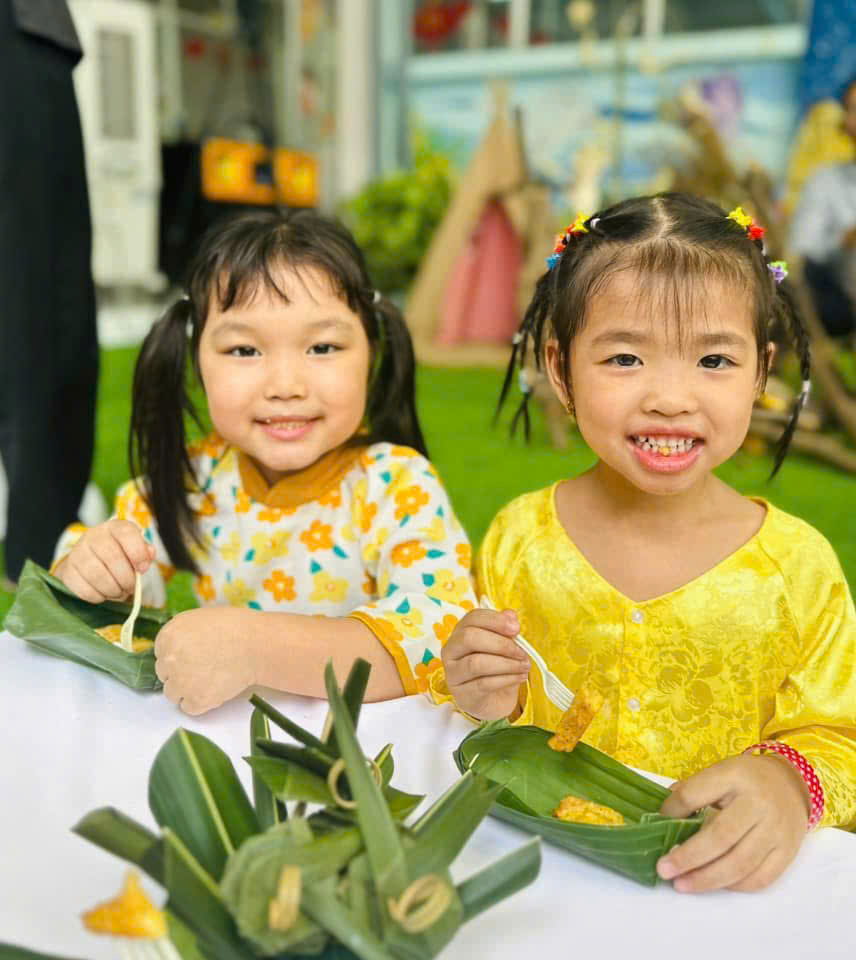 Một trường mầm non công lập có hoạt động tổng kết năm 