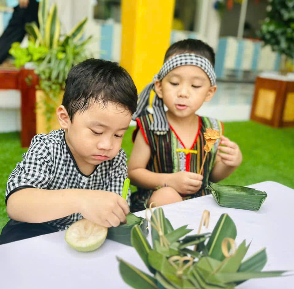 Một trường mầm non công lập có hoạt động tổng kết năm 