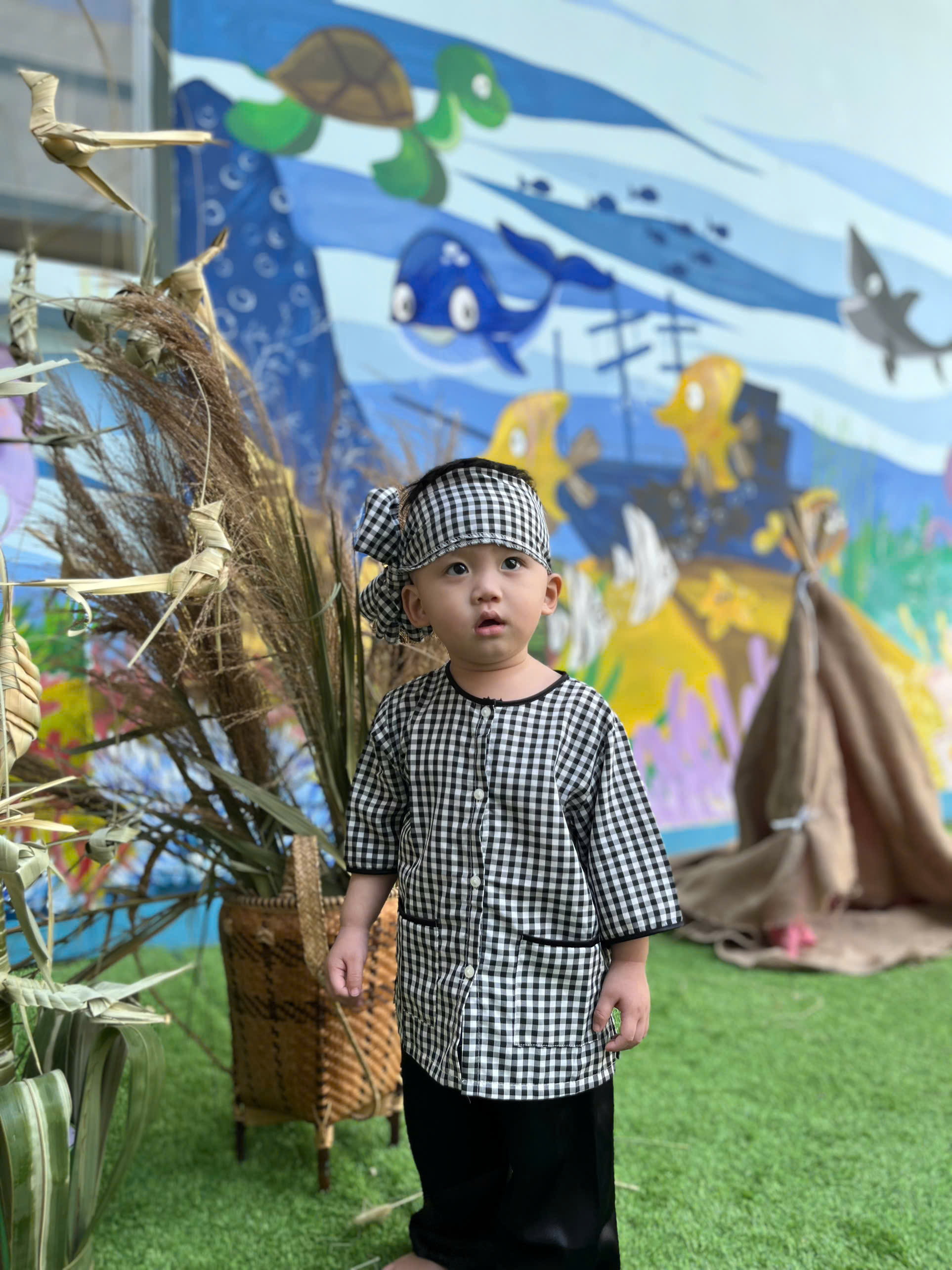 Một trường mầm non công lập có hoạt động tổng kết năm 