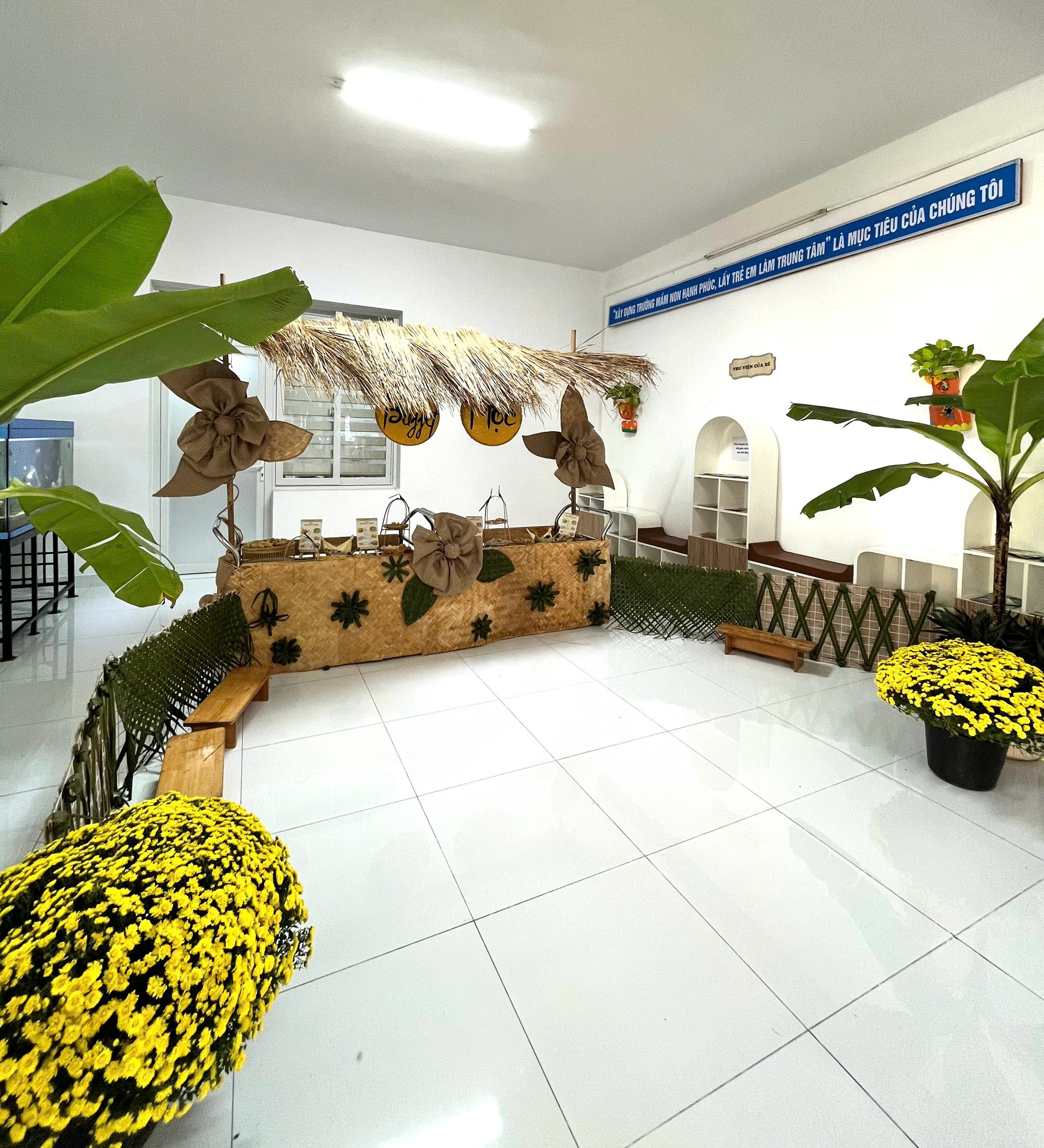 Một trường mầm non công lập có hoạt động tổng kết năm 