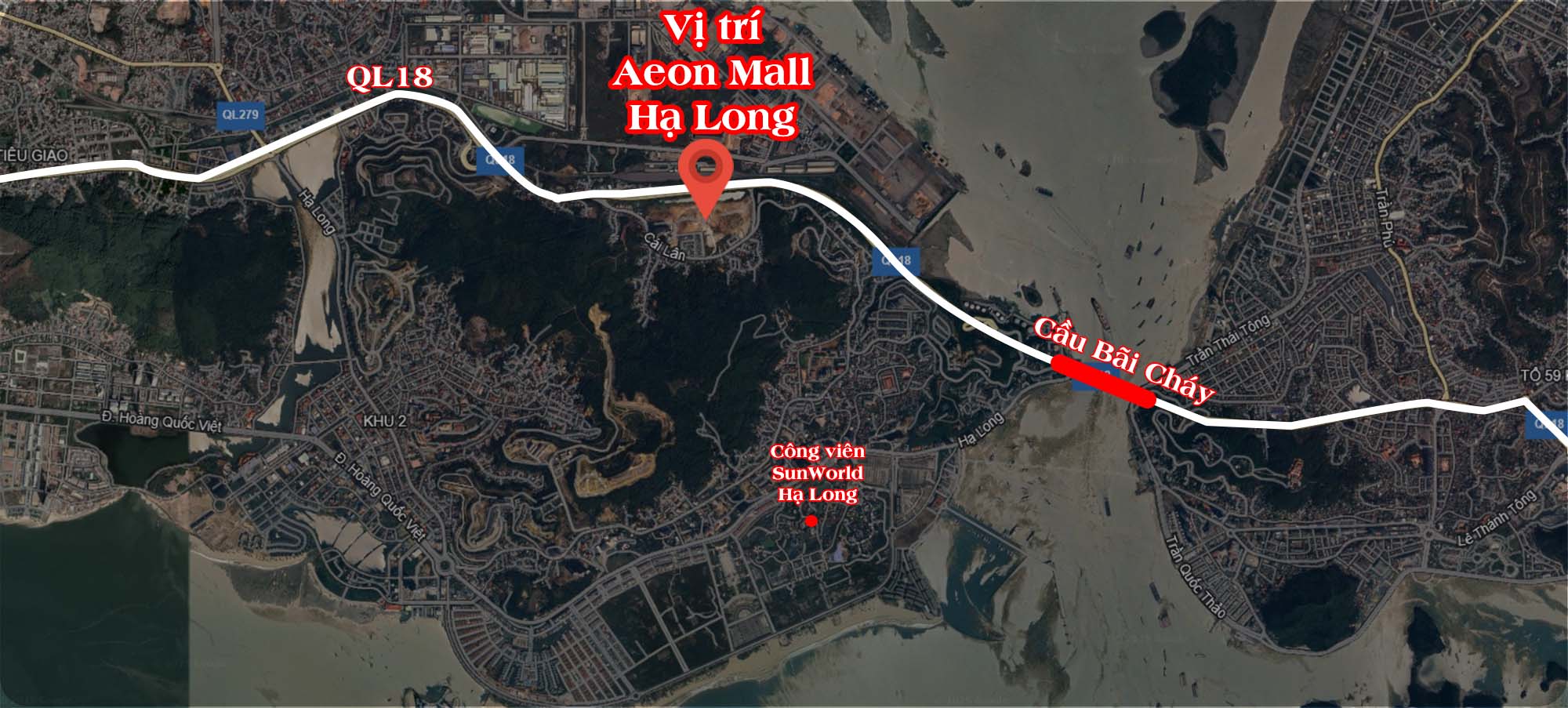 Toàn cảnh khu vực chuẩn bị  khởi công trung tâm thương mại AEON Mall trị giá 5.000 tỷ tại Quảng Ninh- Ảnh 1.