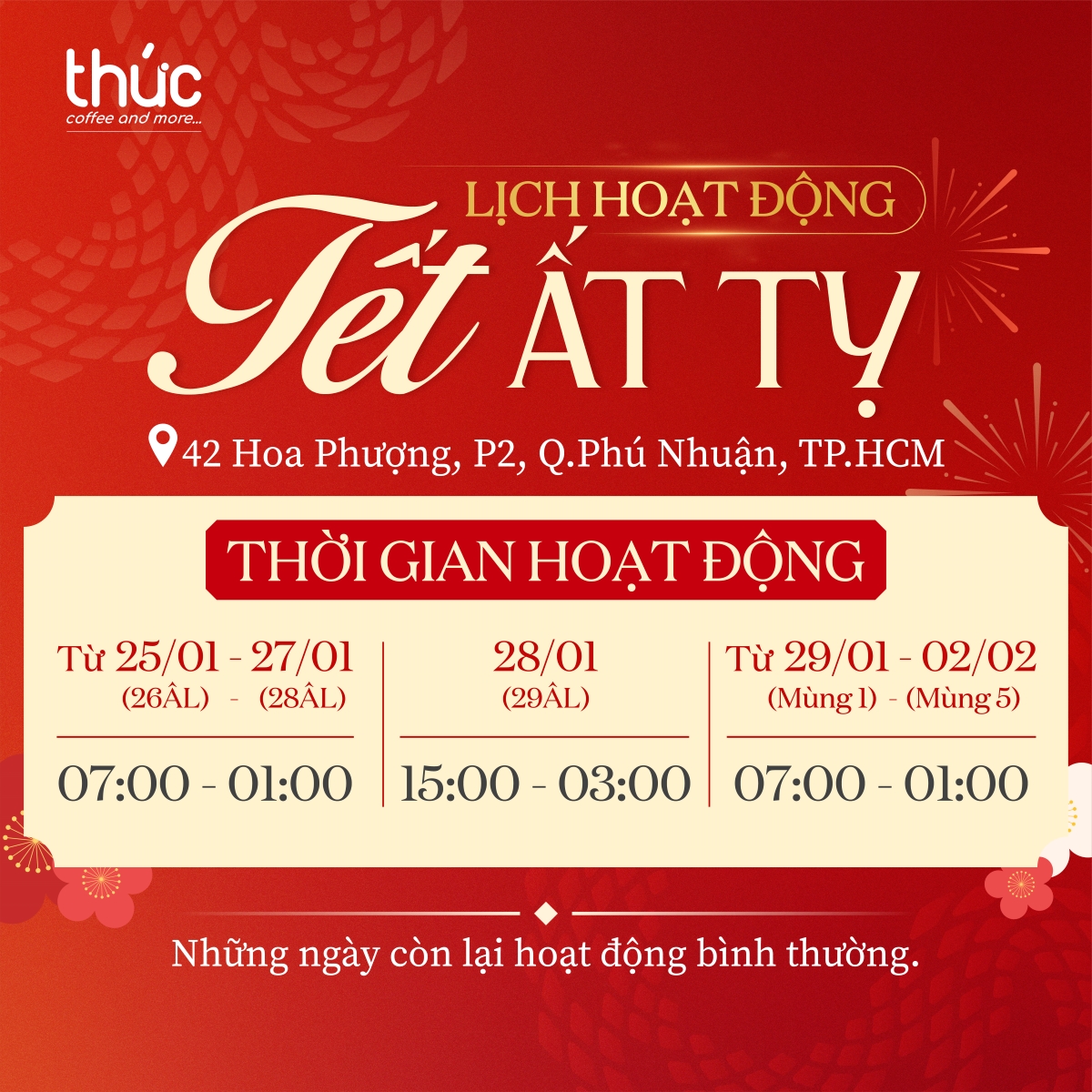 Loạt quán cà phê tại TP.HCM thắng Tết 1-0: Mở xuyên từ đêm giao thừa đến sáng mùng 1, khách thoải mái 