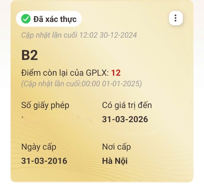 Cách tự theo dõi điểm của giấy phép lái xe trên ứng dụng VNeID nhanh nhất- Ảnh 4.