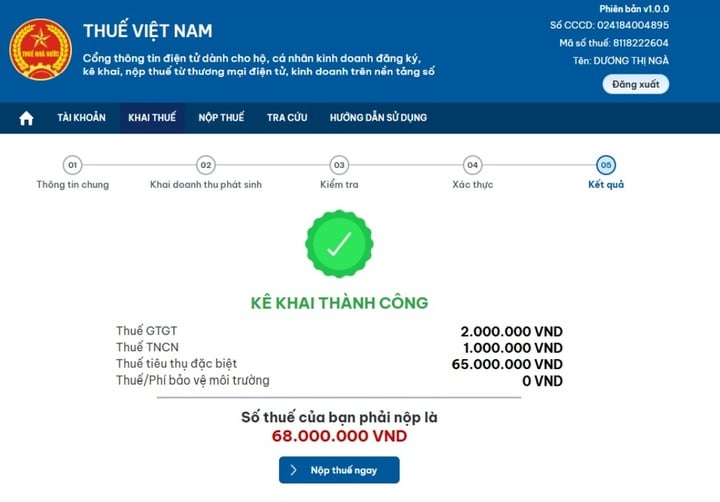 Các bước kê khai nộp thuế tại nhà, người bán hàng online nên biết- Ảnh 3.