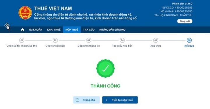 Các bước kê khai nộp thuế tại nhà, người bán hàng online nên biết- Ảnh 4.