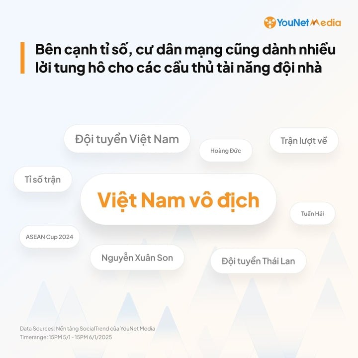 Hơn 13,2 triệu lượt tương tác trên mạng xã hội nói về Việt Nam vô địch AFF Cup- Ảnh 2.