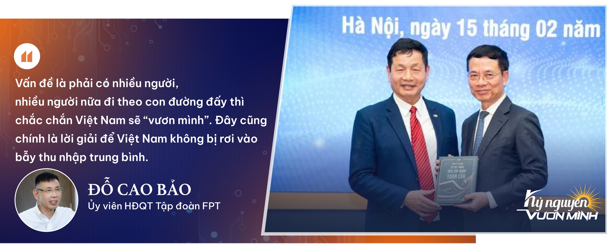 Doanh nhân Đỗ Cao Bảo nêu ra điểm tựa ‘thoát bẫy thu nhập trung bình’ cho Việt Nam và cơ hội xuất hiện tỷ phú đôla tại FPT- Ảnh 5.