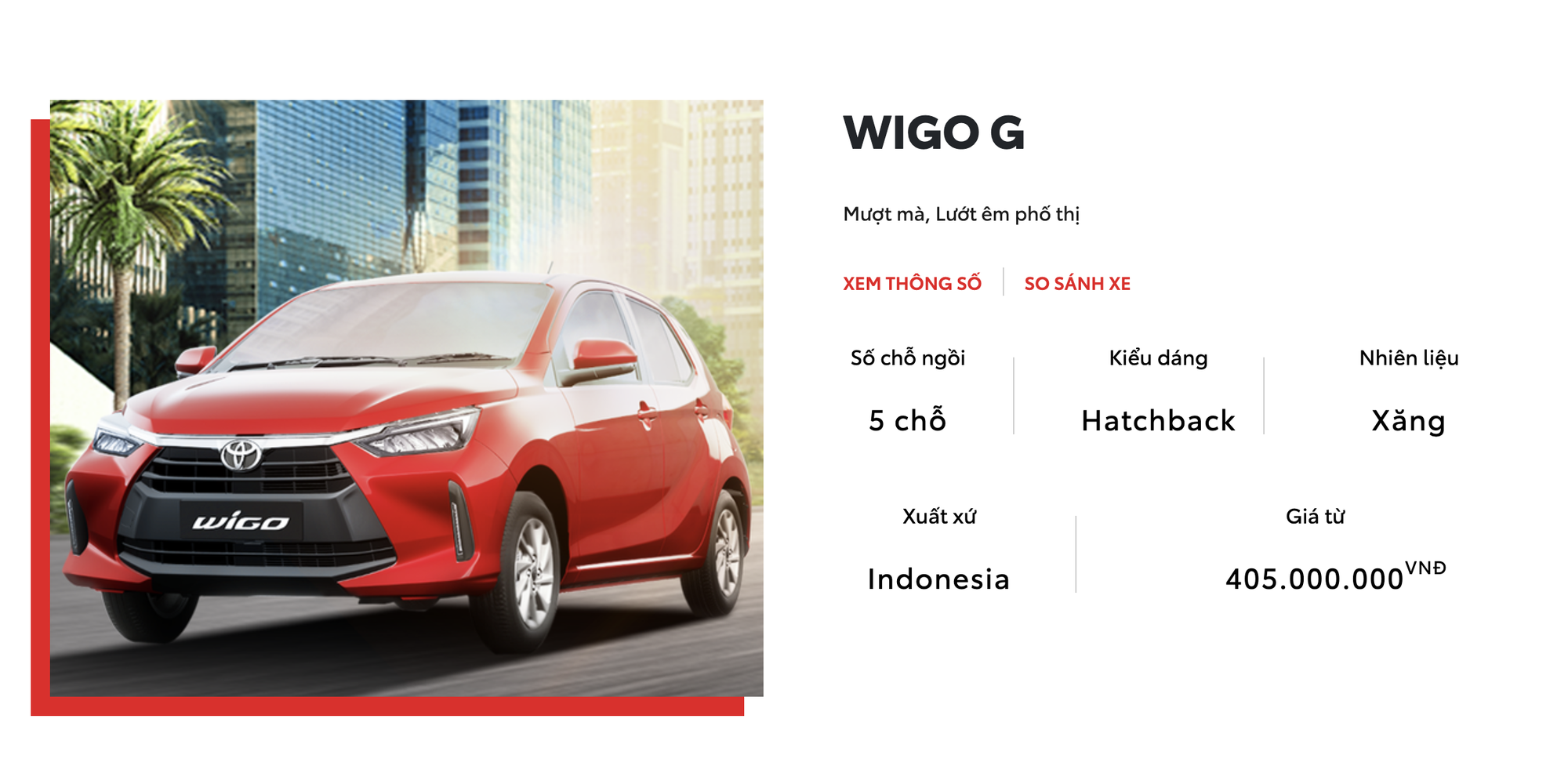 Toyota Wigo bản số sàn âm thầm biến mất khỏi danh mục sản phẩm: Khả năng 'nối gót' Rush và Yaris, giá khởi điểm nay 'nhảy' lên 405 triệu dễ bất lợi trước i10- Ảnh 1.