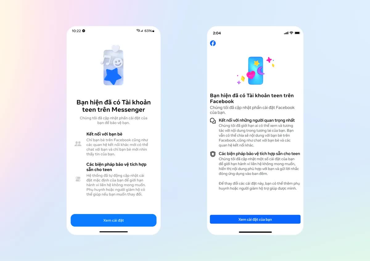 Có gì ở tính năng Teen Account trên Facebook và Messenger?- Ảnh 1.