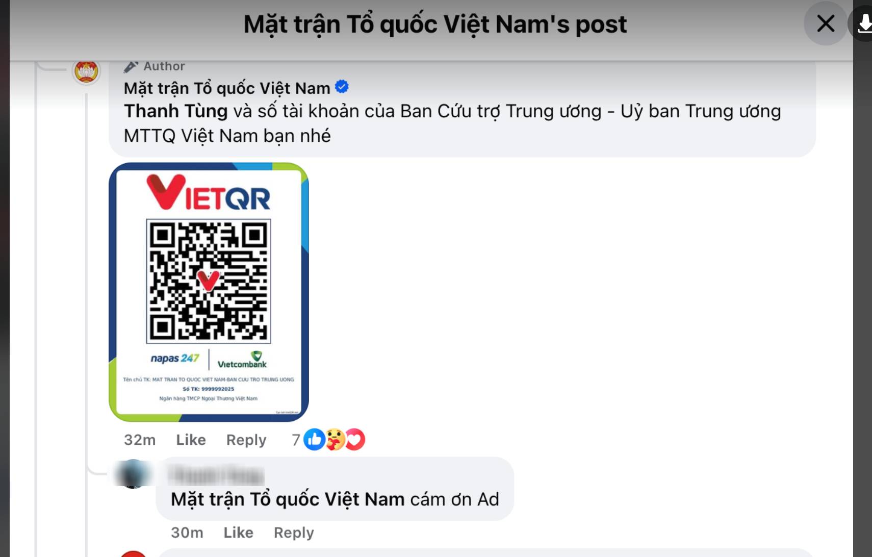 Số tài khoản quyên góp ủng hộ đồng bào ảnh hưởng bão Bualoi- Ảnh 2.