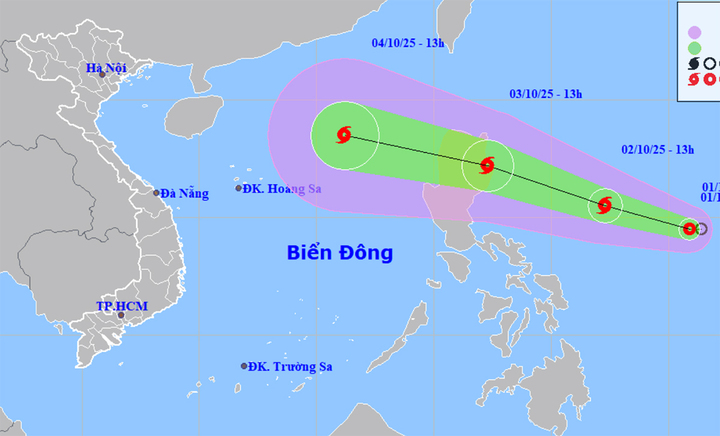 Bão số 11 khả năng hình thành trên Biển Đông cuối tuần này, hướng về vịnh Bắc Bộ- Ảnh 1.