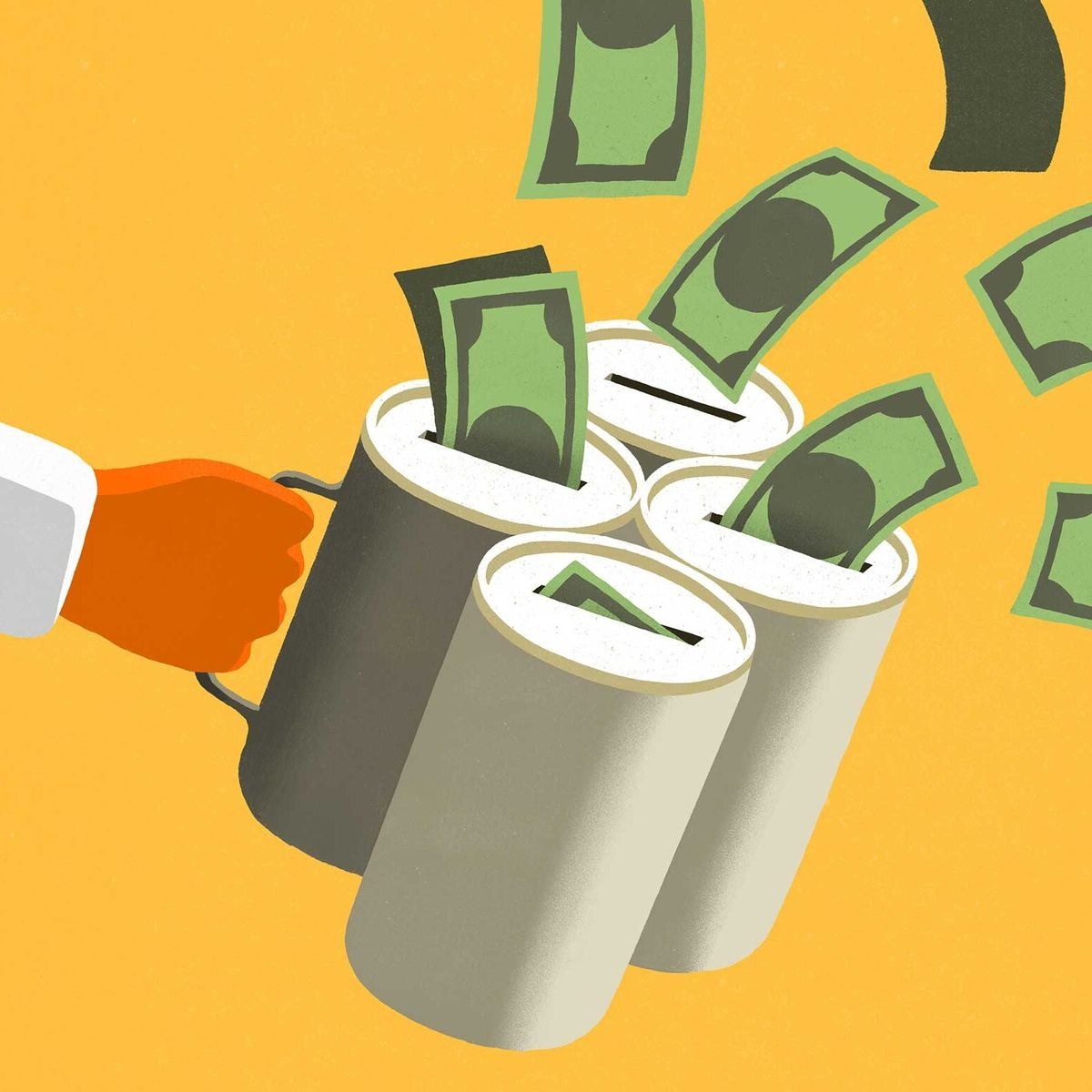 1 sấp tiền rơi xuống dòng nước xiết, 3 người nhìn thấy: Người sớm giàu có cách phản ứng không giống ai- Ảnh 4. 1 sấp tiền rơi xuống dòng nước xiết, 3 người nhìn thấy: Người sớm giàu có cách phản ứng không giống ai- Ảnh 4.