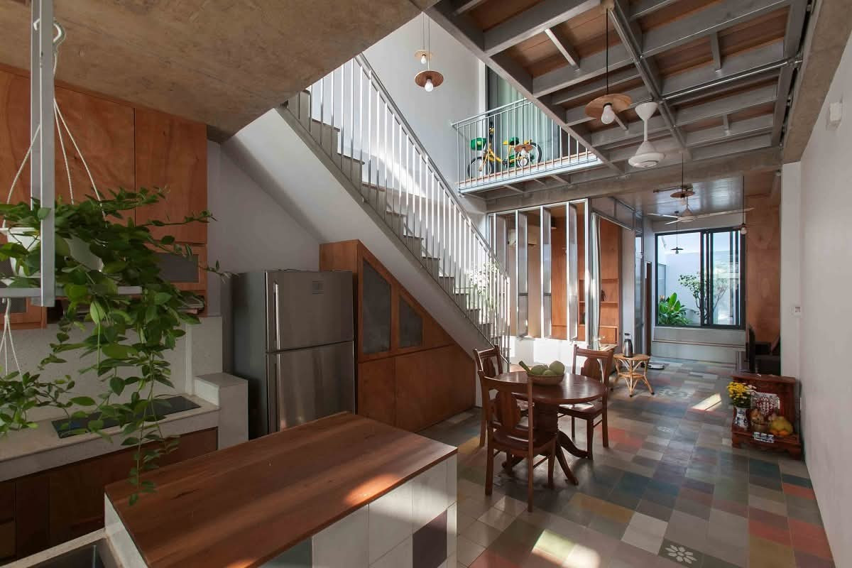 Nhà phố 280m2 sử dụng khoảng thông tầng để làm thoáng- Ảnh 3.