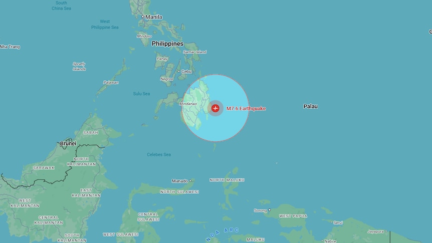 Động đất 7,6 độ ngoài khơi Philippines: Cảnh báo sóng thần khẩn cấp, dân được lệnh sơ tán!- Ảnh 1. Động đất 7,6 độ ngoài khơi Philippines: Cảnh báo sóng thần khẩn cấp, dân được lệnh sơ tán!- Ảnh 1.