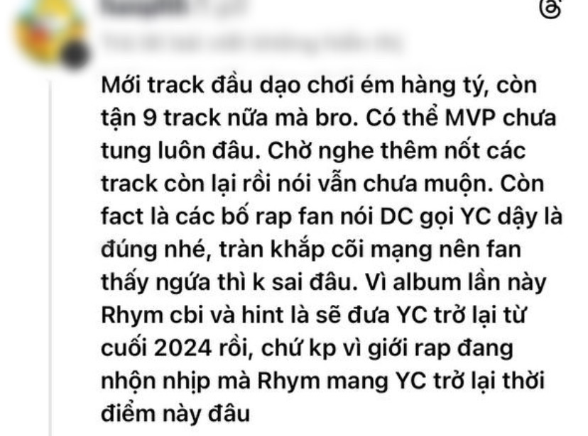Rhymastic bị chê tơi tả vì “mất chất”, trình “thua xa” đàn em- Ảnh 5. Rhymastic bị chê tơi tả vì “mất chất”, trình “thua xa” đàn em- Ảnh 5.