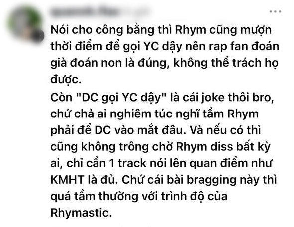 Rhymastic bị chê tơi tả vì “mất chất”, trình “thua xa” đàn em- Ảnh 2. Rhymastic bị chê tơi tả vì “mất chất”, trình “thua xa” đàn em- Ảnh 2.