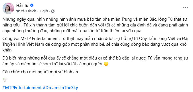 Thông báo quan trọng từ Hải Tú- Ảnh 2. Thông báo quan trọng từ Hải Tú- Ảnh 2.