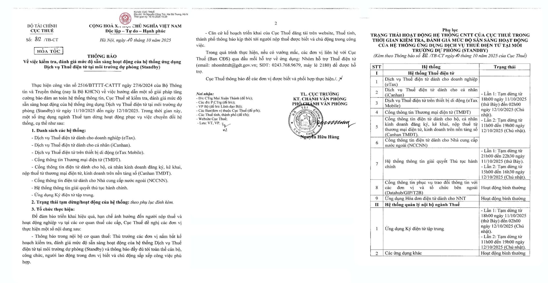 Thông báo quan trọng từ Cục Thuế từ ngày 11 - 12/10- Ảnh 1. Thông báo quan trọng từ Cục Thuế từ ngày 11 - 12/10- Ảnh 1.
