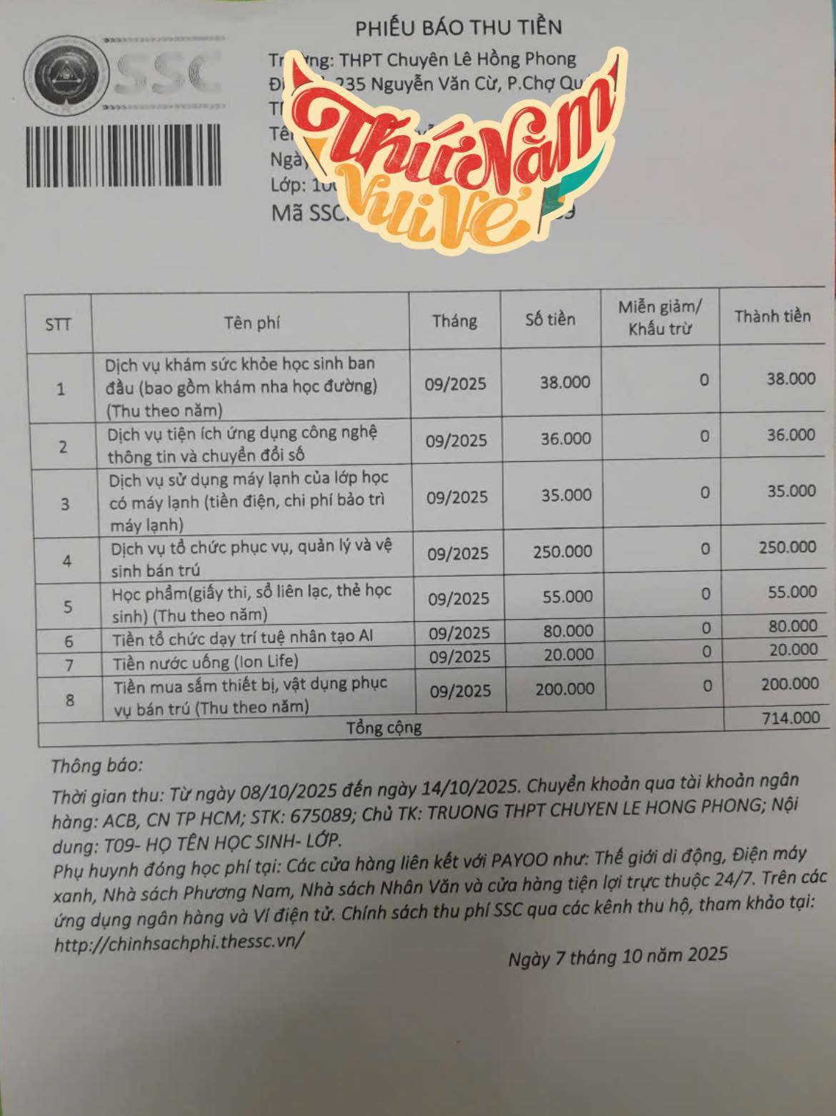Một trường cấp 3 đình đám ngay trung tâm TP.HCM, chất lượng "đỉnh của chóp": Tiền học 1 tháng chưa tới 500 nghìn đồng!- Ảnh 1.