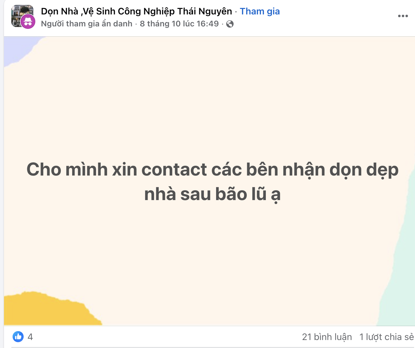 100k - 300k/ tiếng dọn nhà sau lũ: Thương ông bà, không ai chê giá... chỉ sợ không ai đến giúp- Ảnh 1. 100k - 300k/ tiếng dọn nhà sau lũ: Thương ông bà, không ai chê giá... chỉ sợ không ai đến giúp- Ảnh 1.