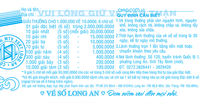 Xổ số miền Nam: 24 tờ vé số trúng giải đặc biệt “nổ” tại Tây Ninh- Ảnh 1. Xổ số miền Nam: 24 tờ vé số trúng giải đặc biệt “nổ” tại Tây Ninh- Ảnh 1.