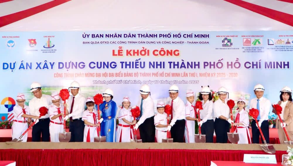 Chính thức khởi công xây dựng Cung thiếu nhi cao 10 tầng, quy mô hơn 1.100 tỷ đồng tại TP.HCM- Ảnh 1.