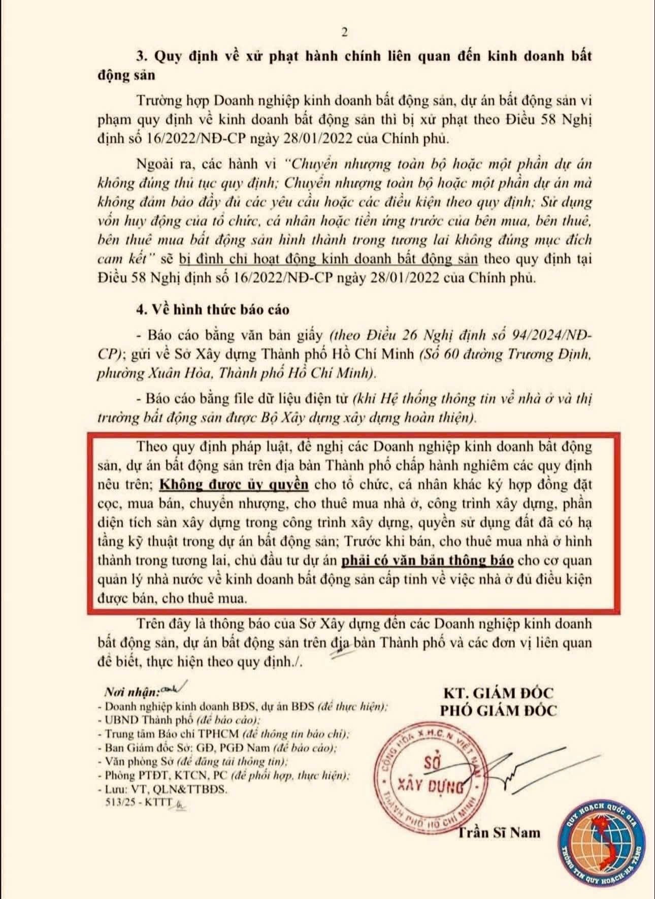 TP HCM đề nghị doanh nghiệp BĐS không ủy quyền ký hợp đồng đặt cọc, mua bán- Ảnh 3. TP HCM đề nghị doanh nghiệp BĐS không ủy quyền ký hợp đồng đặt cọc, mua bán- Ảnh 3.