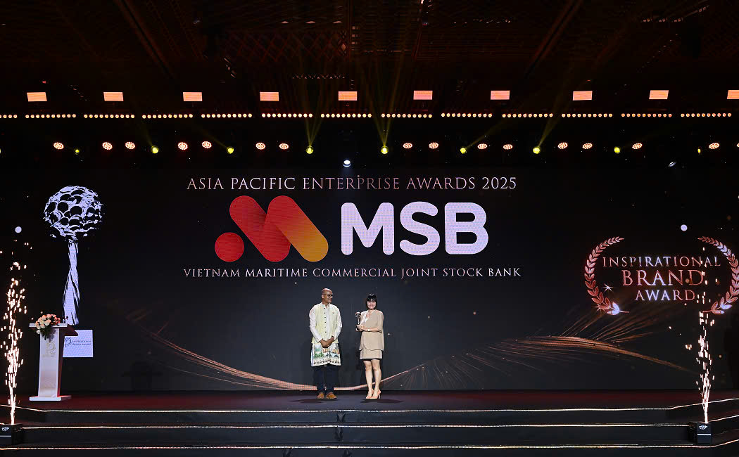 MSB - “Doanh nghiệp xuất sắc châu Á” và “Thương hiệu truyền cảm hứng”- Ảnh 1.