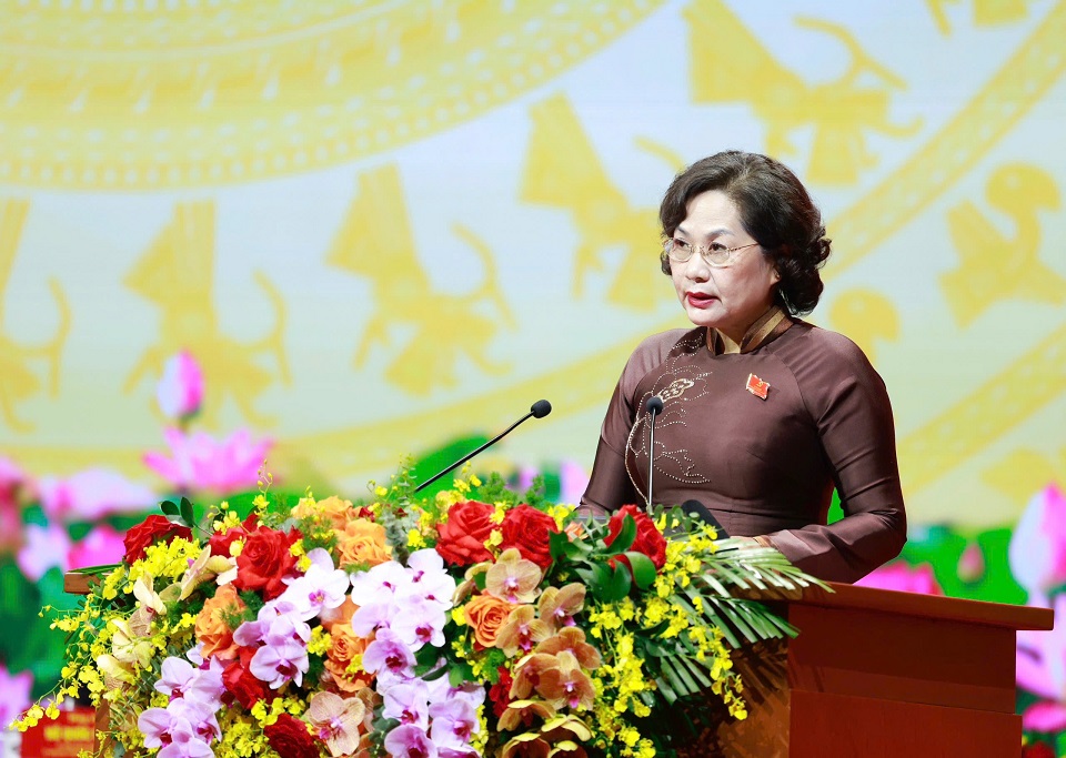 Thống đốc Nguyễn Thị Hồng: Khó khăn của thị trường bất động sản, trái phiếu doanh nghiệp, thiên tai, sự cố SCB đặt ra nhiều thách thức đối với điều hành chính sách tiền tệ- Ảnh 1.
