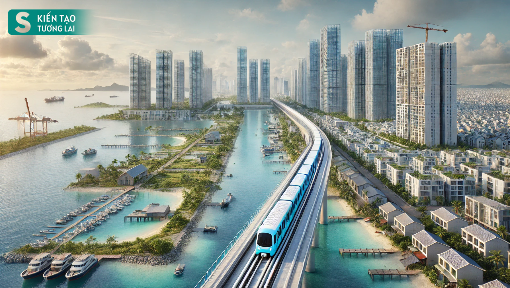 Choáng ngợp cảnh đại công trình 10 tỷ USD của Vingroup sau vài năm nữa, sẽ chạm tay vào 