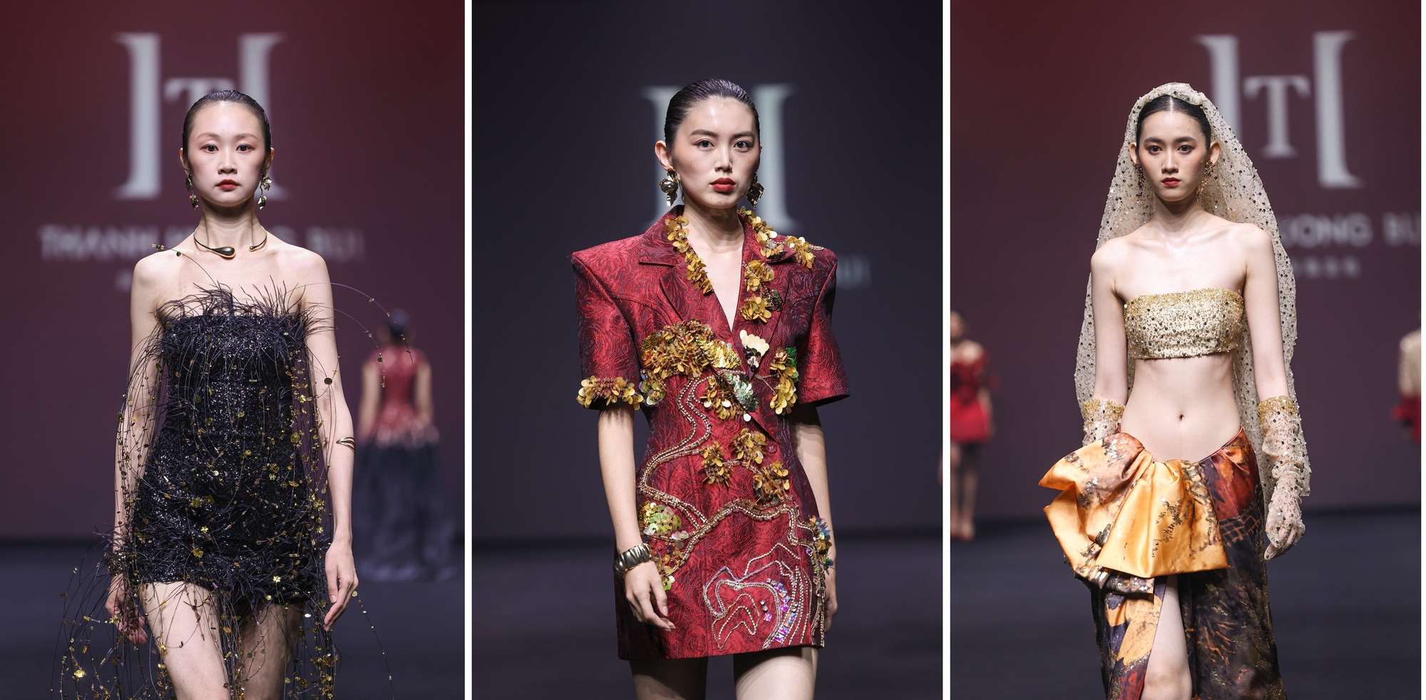 Hoàng Thuỳ đứng 1 tiếng để dát vàng lên người: Chuyện gì đây?- Ảnh 4. Hoàng Thuỳ đứng 1 tiếng để dát vàng lên người: Chuyện gì đây?- Ảnh 4.