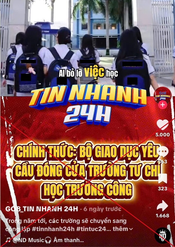 Bộ GD&ĐT bác tin 'đóng cửa, giải tán các trường ngoài công lập'- Ảnh 1.