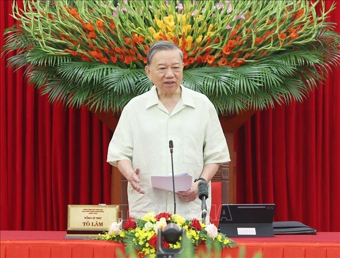 Tổng Bí thư: Phát triển nhanh phải chuyển đổi số nghiêm túc, đây không phải là thứ để trang điểm- Ảnh 2.