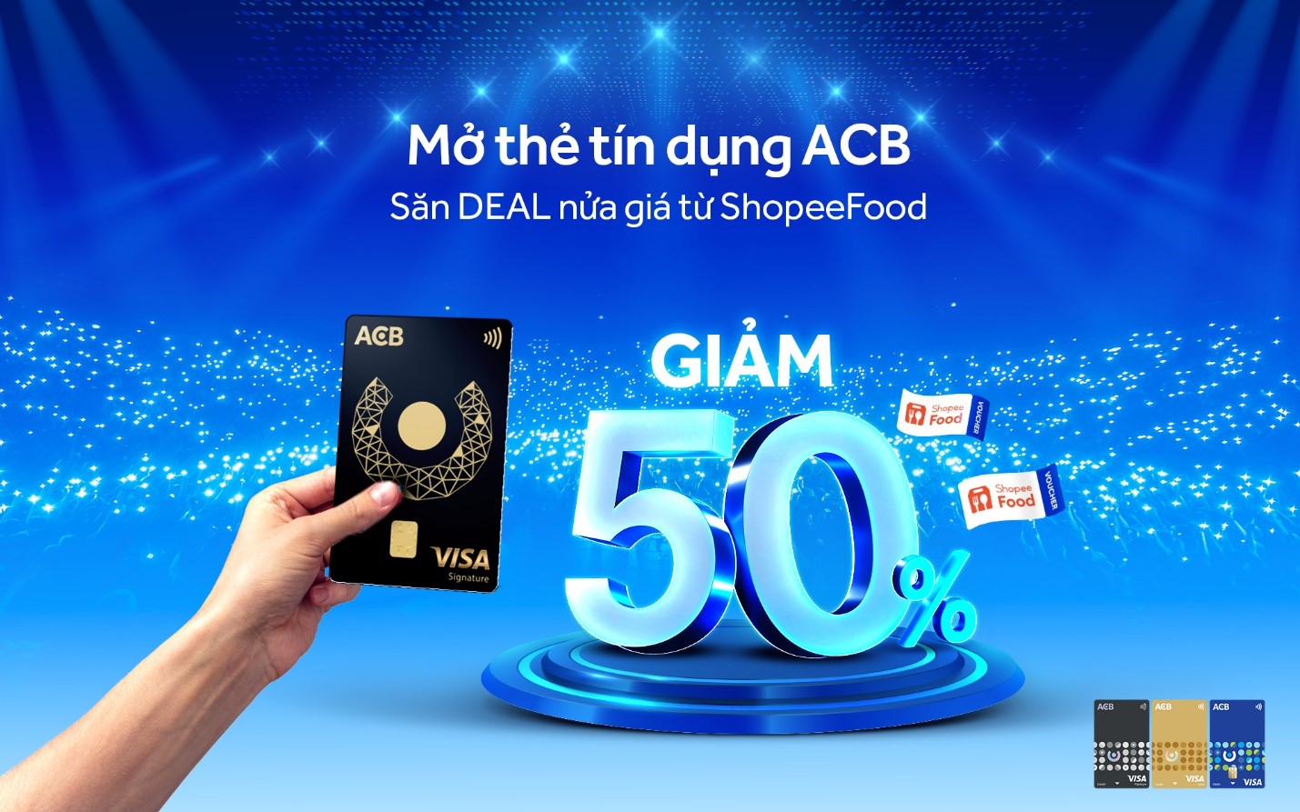 ACB đồng hành cùng ShopeeFood Mega Fest 2025: Đại tiệc “vạn năng” quy tụ dàn sao khủng, deal khủng và vibe cực cháy- Ảnh 1. ACB đồng hành cùng ShopeeFood Mega Fest 2025: Đại tiệc “vạn năng” quy tụ dàn sao khủng, deal khủng và vibe cực cháy- Ảnh 1.
