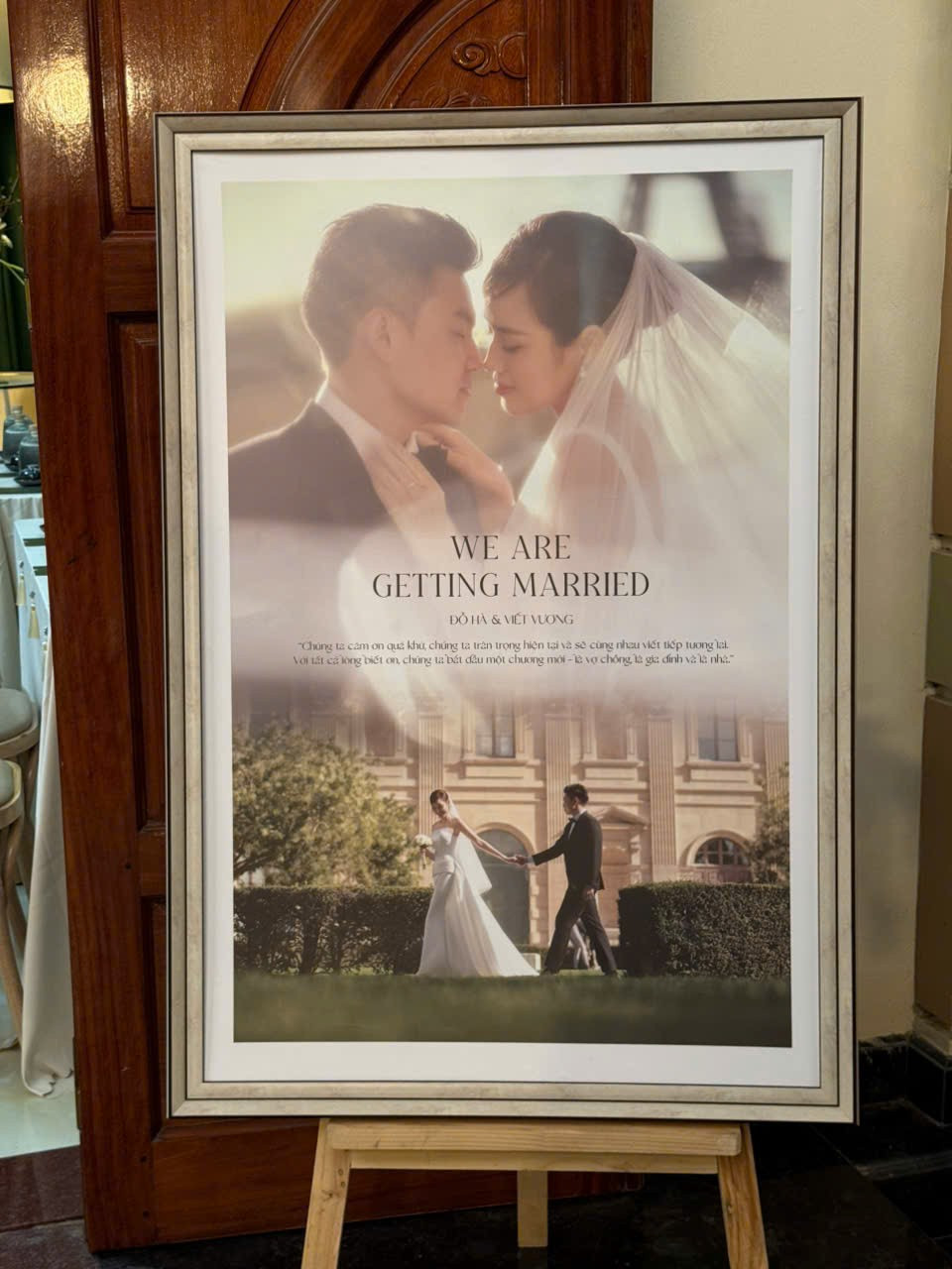 Hình ảnh chồng Đỗ Thị Hà tại lễ ăn hỏi- Ảnh 1.