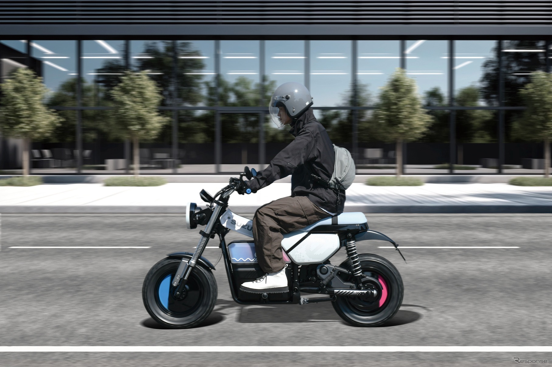 Suzuki chính thức ra mắt mẫu xe máy điện hoàn toàn mới, mang phong cách giống hệt 'Charly cúc cu'- Ảnh 3. Suzuki chính thức ra mắt mẫu xe máy điện hoàn toàn mới, mang phong cách giống hệt 'Charly cúc cu'- Ảnh 3.