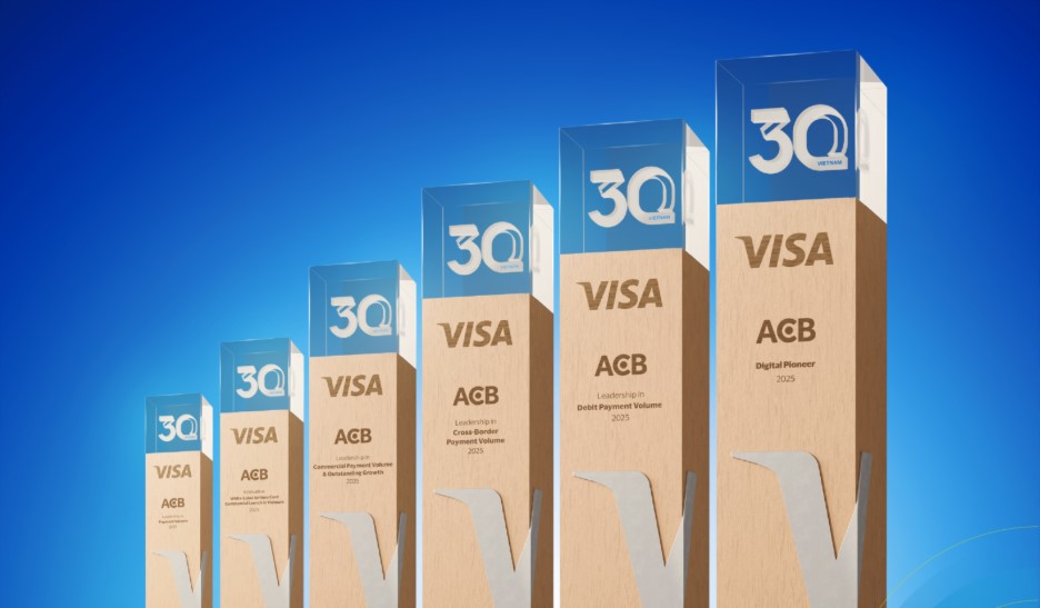 ACB tiếp tục dẫn đầu thị phần thẻ Visa 2025 và bước nhảy sáng tạo về thanh toán số- Ảnh 1. ACB tiếp tục dẫn đầu thị phần thẻ Visa 2025 và bước nhảy sáng tạo về thanh toán số- Ảnh 1.
