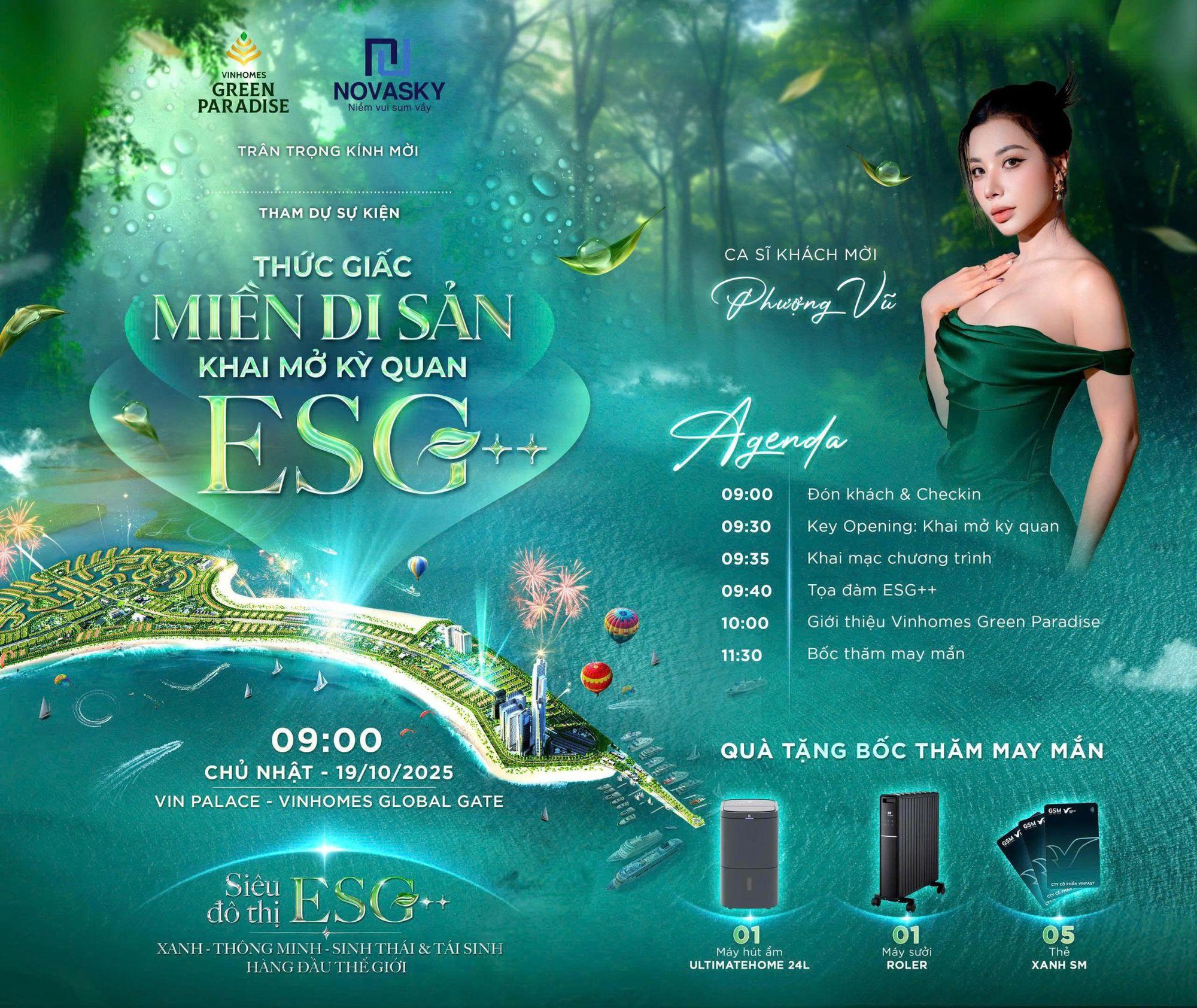 Novasky “đánh thức” miền di sản Vinhomes Green Paradise tại chuỗi sự kiện lớn- Ảnh 2. Novasky “đánh thức” miền di sản Vinhomes Green Paradise tại chuỗi sự kiện lớn- Ảnh 2.